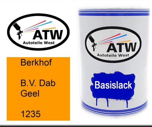 Berkhof, B.V. Dab Geel, 1235: 500ml Lackdose, von ATW Autoteile West.